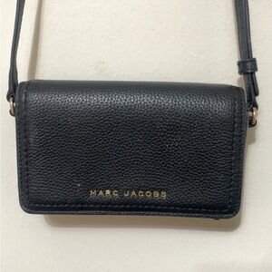 Marc Jacobs Black Textured Crossbody Bag